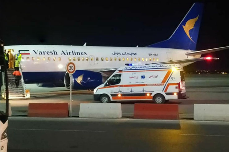 تکذیب تخلیه هواپیما در فرودگاه مشهد به دلیل وجود بیمار کرونایی