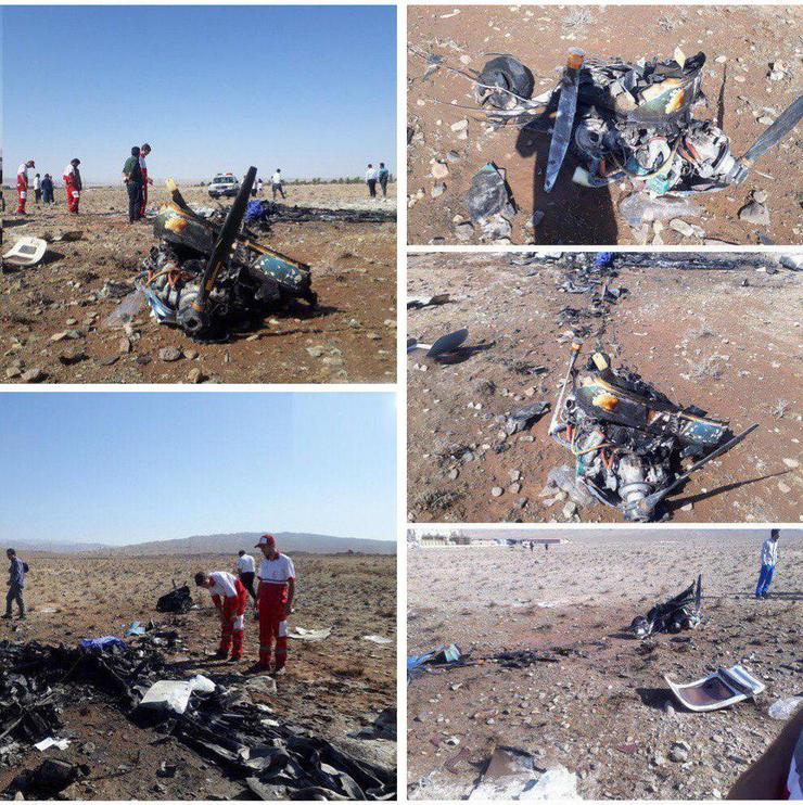 فوت ۲ سرنشین بر اثر سقوط هواپیمای آموزشی در ایوانکی سمنان