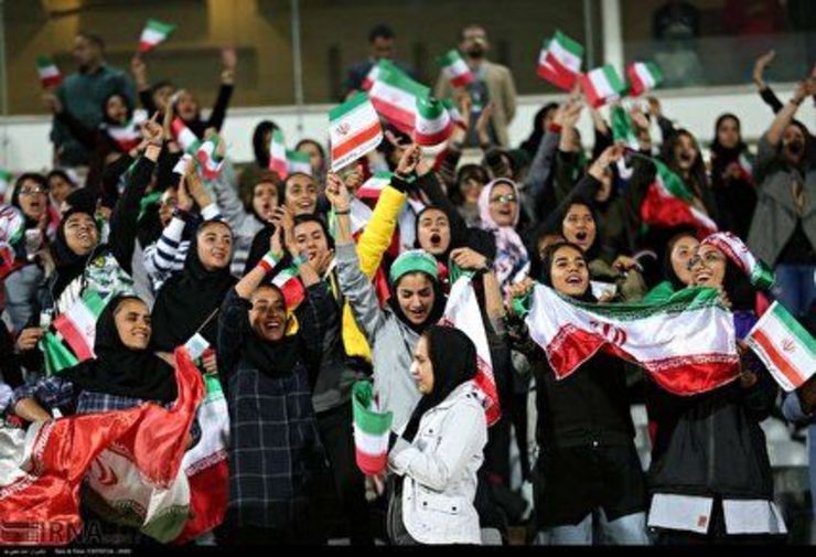 بانوان ایرانی در سریع‌ترین زمان به ورزشگاه می‌روند