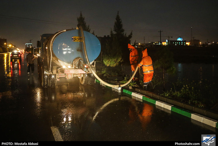 آماده‌باش شهرداری مشهد در پی بارش‌های پیش‌رو