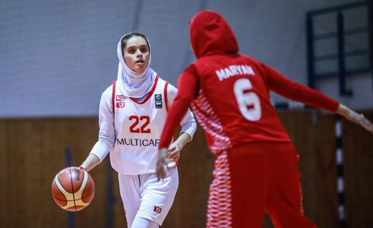 حشمتی نخستین کوادروپل تاریخ بسکتبال زنان ایران