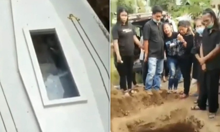 ویدئوی وحشتناک تکان خوردن مُرده در داخل قبر