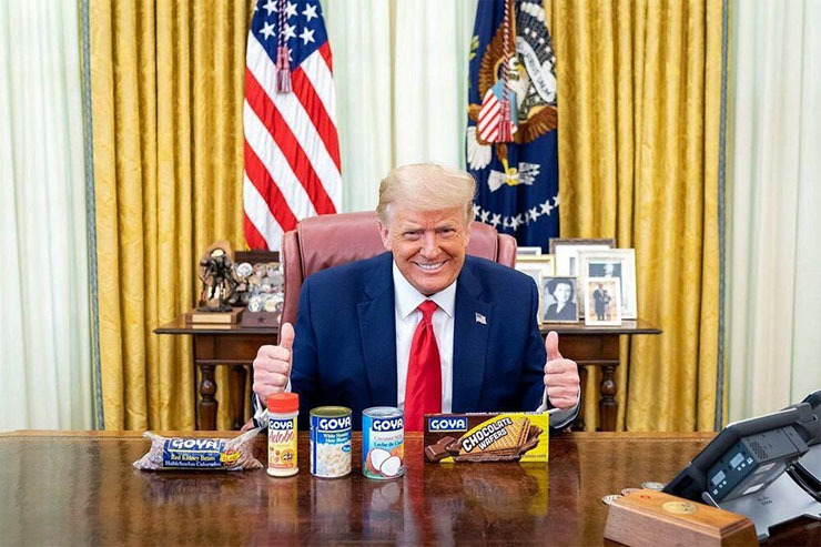 درباره تبلیغ عجیب رئیس‌جمهور آمریکا برای یک برند غذایی