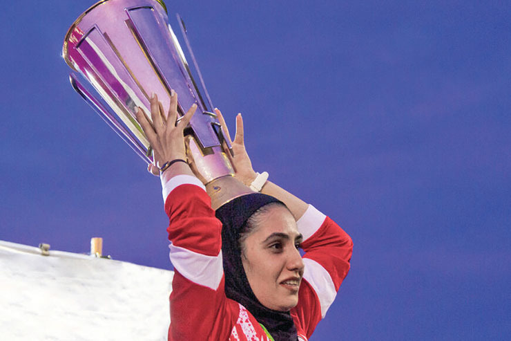 نهمین مدال طلای لیگ برتر فوتبال زنان بر گردن «سمانه چهکندی»