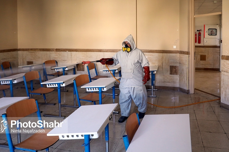 سرانه بهداشتی مقابله با کرونا را در مدارس حاشیه شهر مشهد دوبرابر کرده‌ایم