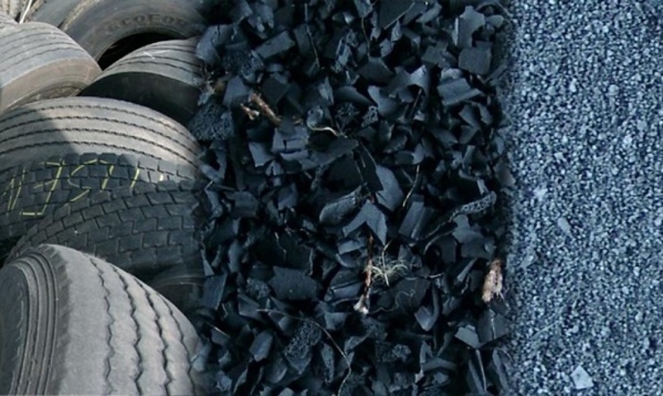 تولید بیش از ۵۶۰۰ مترمربع کف‌پوش الاستیک با بازیافت ضایعات لاستیکی