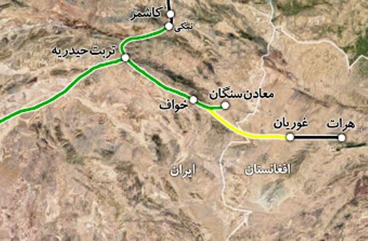 نقش مهم خط آهن خواف - هرات در ارتباط ایران و آسیای مرکزی