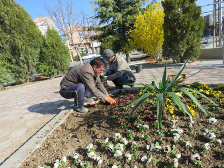 کاشت بیش از ۱۷ میلیون بوته گل در استقبال از بهار ۱۴۰۰