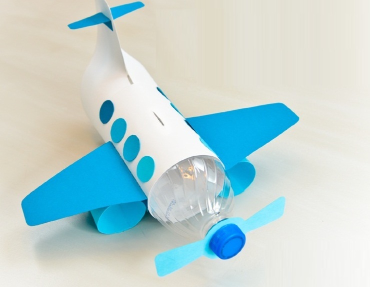 کاردستی |  ساخت هواپیما با بطری آب