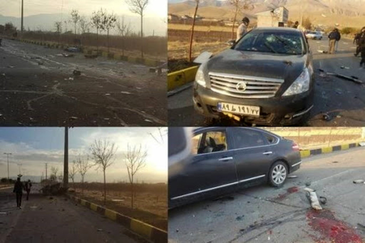 چند گلوله به خودروی شهید فخری‌زاده شلیک شد؟ + عکس