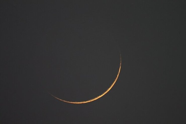 رؤیت‌پذیری هلال ماه رمضان در شامگاه ۲۴ فروردین ۱۴۰۰