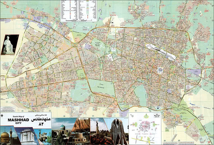 جزئی‌ترین نقشه شهر مشهد در دسترس شهروندان
