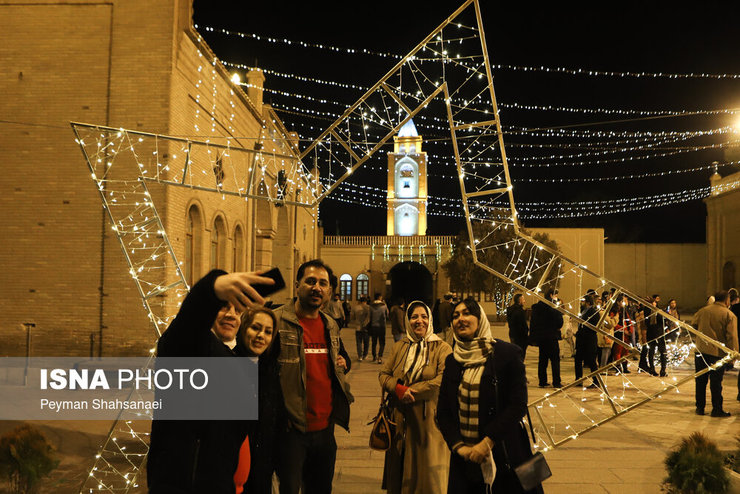 جلفای اصفهان در شب‌های کریسمس