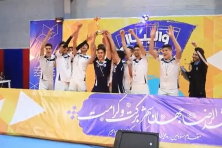 ویدئو | فینال مسابقات والیبال نوجوانان حاشیه شهر مشهد
