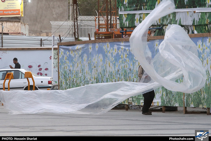 تداوم وزش باد و بارش‌های پراکنده تا پایان هفته در مشهد