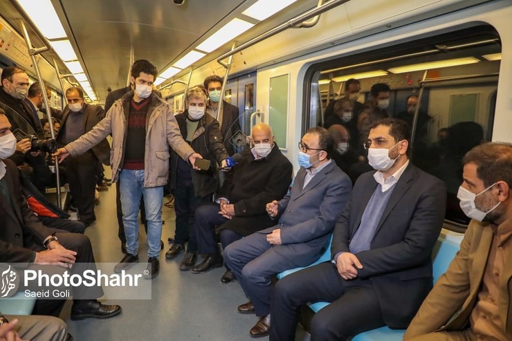 استاندار خراسان رضوی در بازدید از خط دوم قطارشهری مشهد: دولت از توسعه خطوط ریلی حمایت می‌کند
