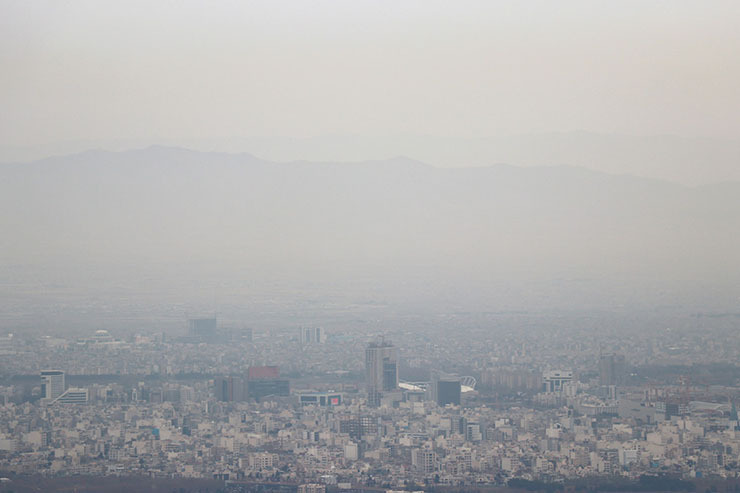 گردوغبار، مهمان ناخوانده در آسمان مشهد