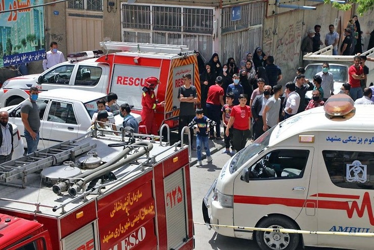 نجات ۷ نفر در انفجار یک آپارتمان مسکونی در بولوار طبرسی مشهد