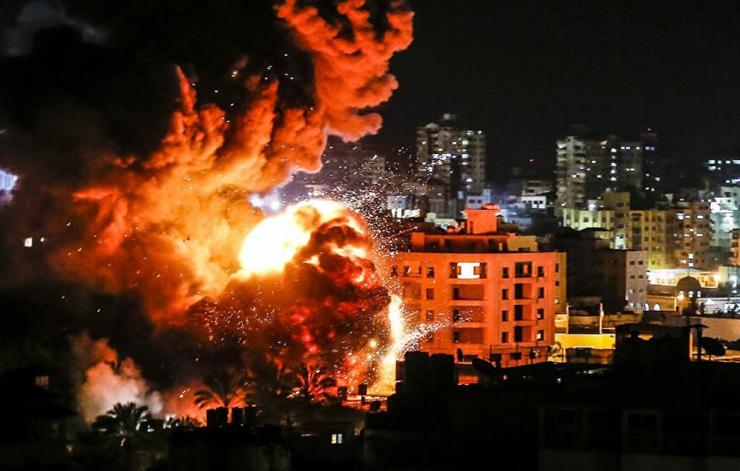 رژیم صهیونیستی ۳۰۰ بار غزه را بمباران کرد