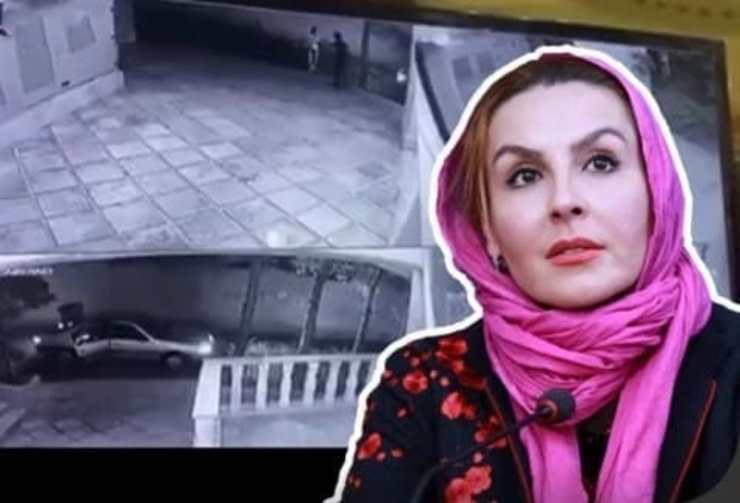 لحظه سرقت از منزل آزیتا ترکاشوند، بازیگر معروف ایران + فیلم