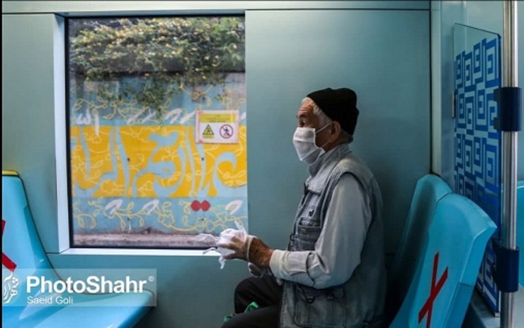 شهروند خبرنگار | رعایت پروتکل های بهداشتی در قطار شهری مشهد