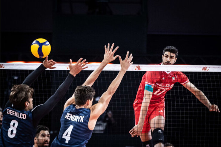 نتیجه بازی والیبال ایران و آمریکا| پیروزی بزرگ در برابر آمریکا