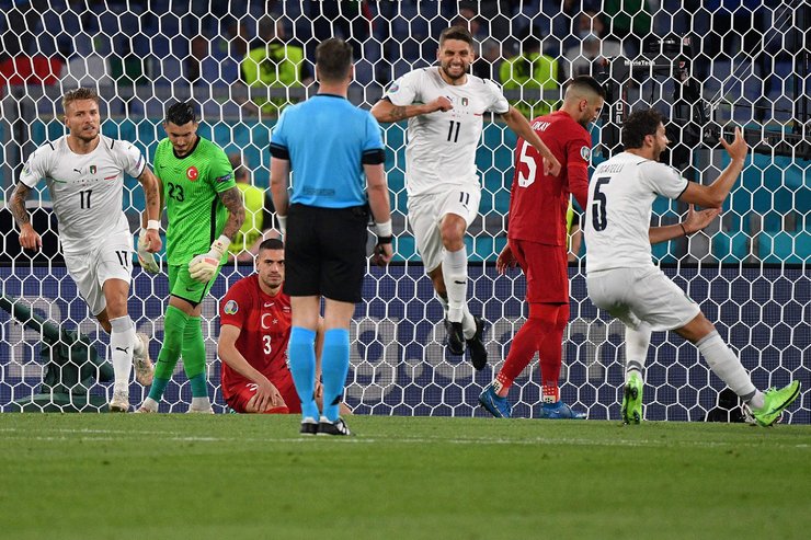 ویدئو| گل نخست یورو ۲۰۲۱ توسط بازیکن ترکیه وارد دروازه خودی شد