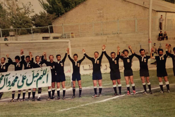 قاب خاطره | داوران فوتبال مشهد در دهه ۶۰