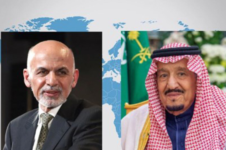 گفت‌وگوی تلفنی غنی و پادشاه عربستان | مسائل منطقه و صلح محور گفت‌وگو
