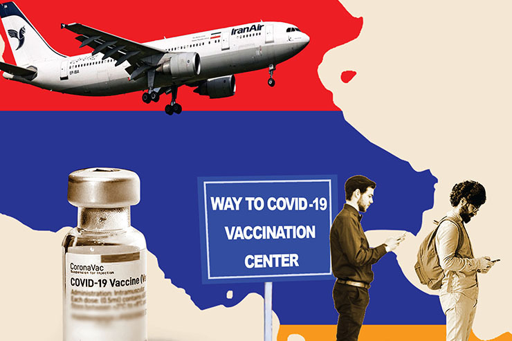 درباره سفر ایرانی‌ها به ارمنستان، امارات و روسیه برای تزریق واکسن کرونا