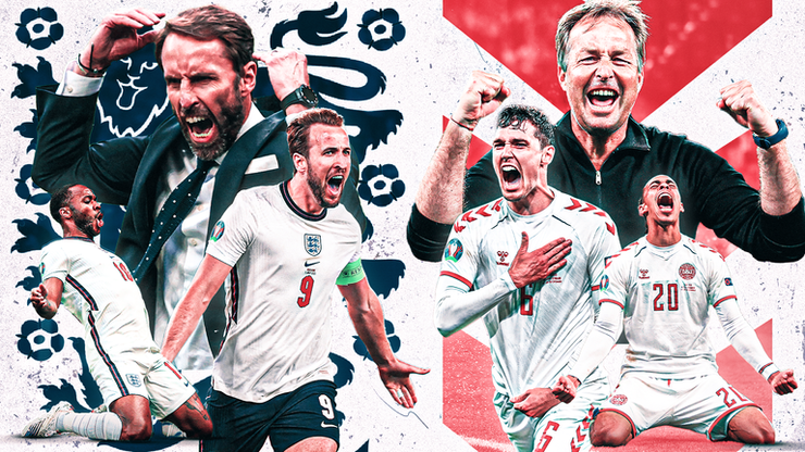 ویدئو| خلاصه بازی انگلیس و دانمارک در نیمه نهایی یورو