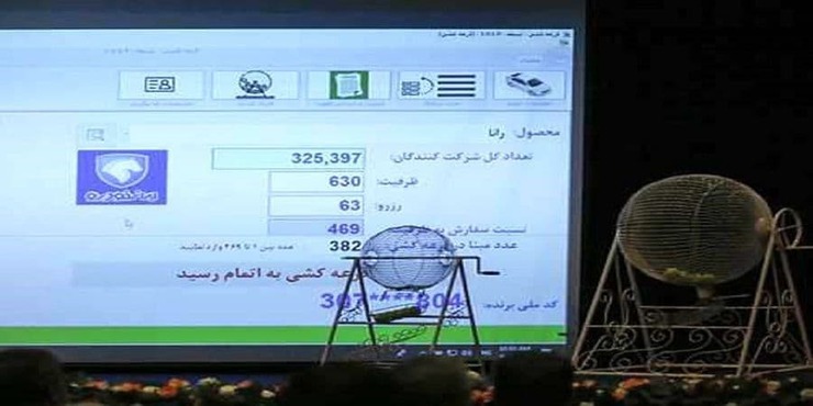 نتایج قرعه‌کشی پیش‌فروش پنج محصول ایران خودرو با موعد تحویل حداکثر یک سال امروز ۲۳ تیرماه اعلام شد+ فهرست برندگان