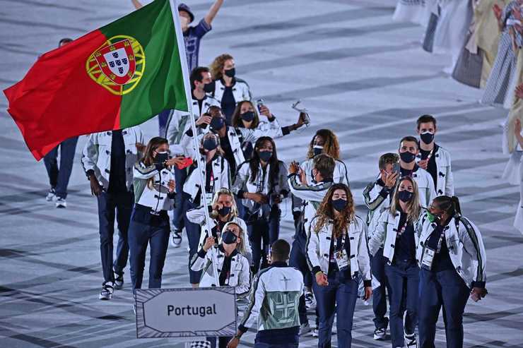 ویدئو| خوشحالی جنون آمیز ورزشکاران پرتغالی در افتتاحیه المپیک ۲۰۲۰