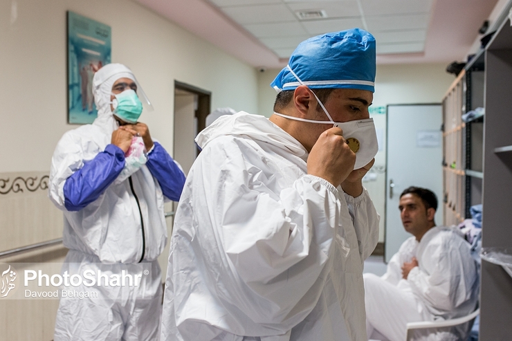 ویدئو | فداکاری یکی دیگر از کادر درمان در مشهد