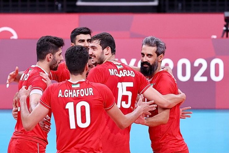 نتیجه بازی والیبال ایران و ونزوئلا در المپیک| برد یک‌طرفه