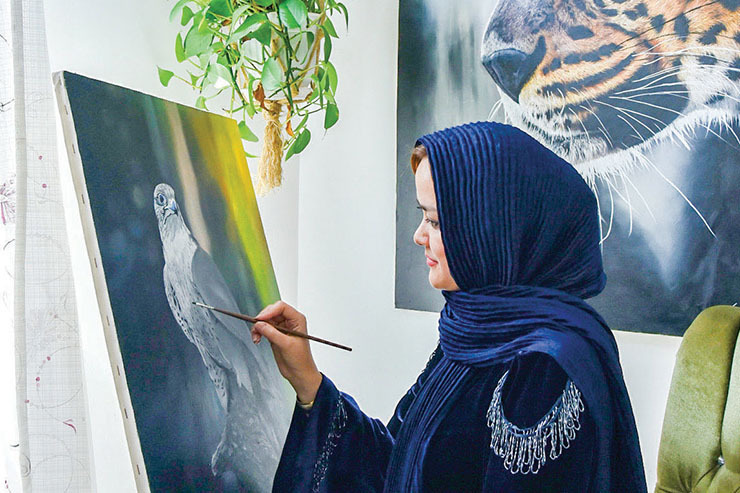 گفتگو با مریم نایب رزمگاهی، هنرمند نقاش مشهدی | باور کنید عکس نیستند!