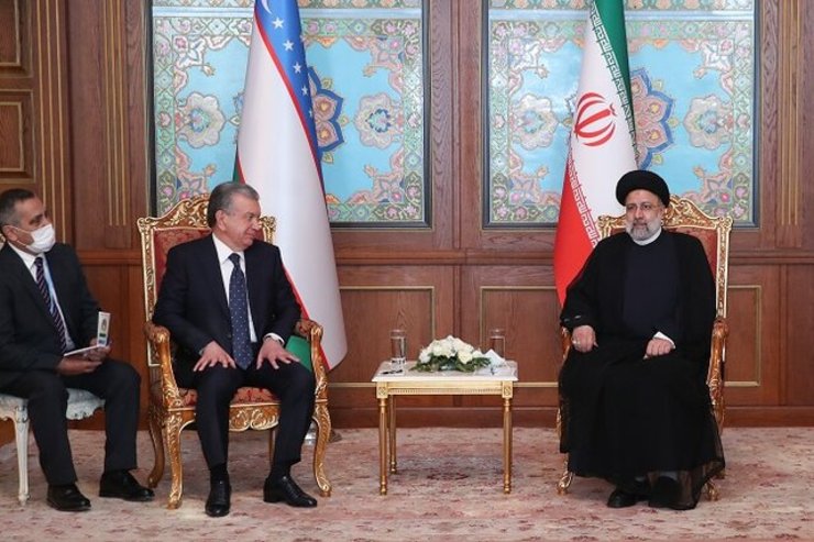 رئیسی در دیدار رئیس جمهور ازبکستان:  تلاش می‌کنیم تحریم‌ها برطرف شوند