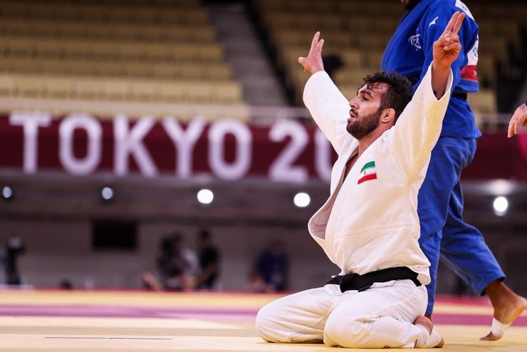 طلای دوم کاروان ایران در پارالمپیک توکیو+ ویدئو اهدای مدال| نوری جودو را طلایی کرد