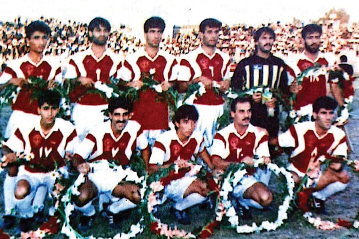 قاب خاطره | تیم فوتبال فتح تهران در اوایل دهه ۷۰