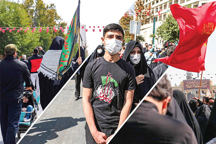 روایتی از حضور پرشور جاماندگان اربعین در پیاده روی مردم مشهد به حرم مطهر رضوی