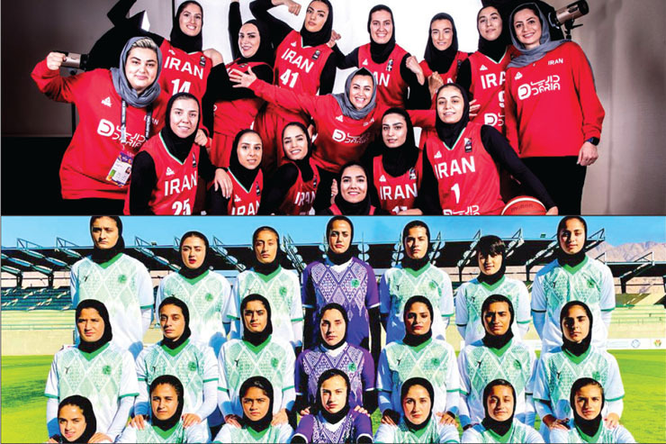 دختران فوتبالیست و بسکتبالیست ایران آماده رزم آسیایی