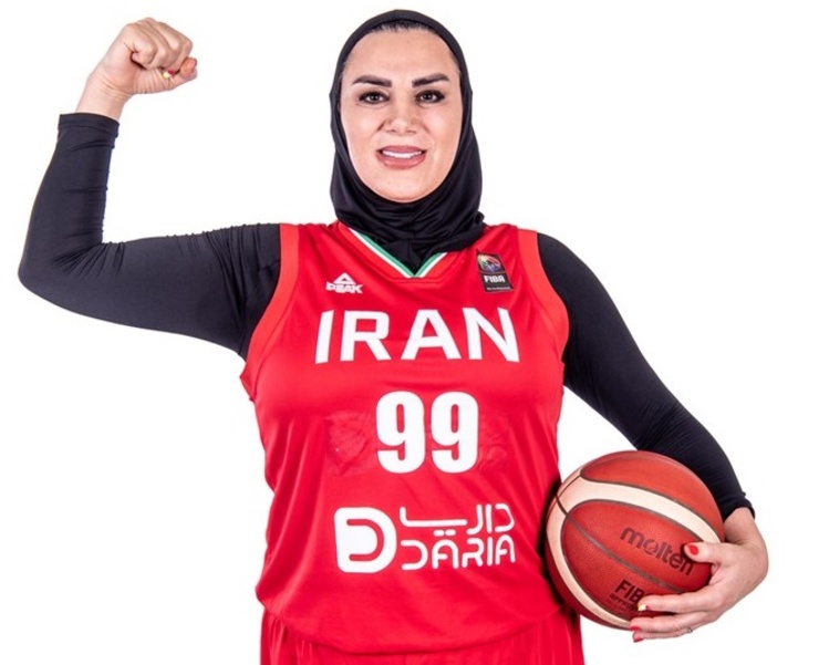 کاپیتان تیم ملی بسکتبال زنان ایران مسن‌ترین بازیکن مسابقات کاپ آسیا