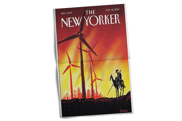 تغییرات اقلیمی سوژه اصلی نشریه نیویورکر شد | زبانه‌های آتش جهان را فرا می‌گیرد