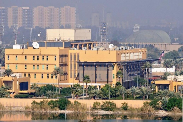 اصابت ۳ راکت کاتیوشا به اطراف سفارت آمریکا در بغداد