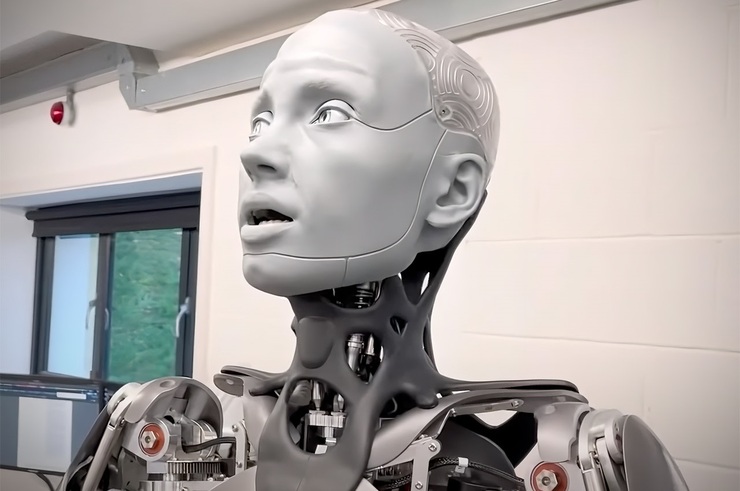 ببینید | «آمکا»، ربات‌ انسان‌نمایی که واقعی‌بودنش هرکسی را شگفت‌زده می‌کند!
