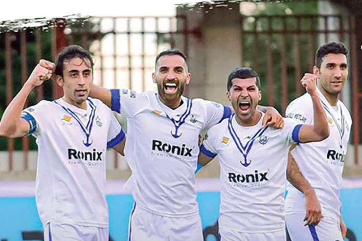 صدرنشینی قاطع قوی سپید انزلی در لیگ دسته یک فوتبال