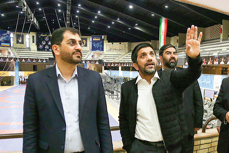 دیدار شهردار مشهد از کمپ تیم ملی کشتی