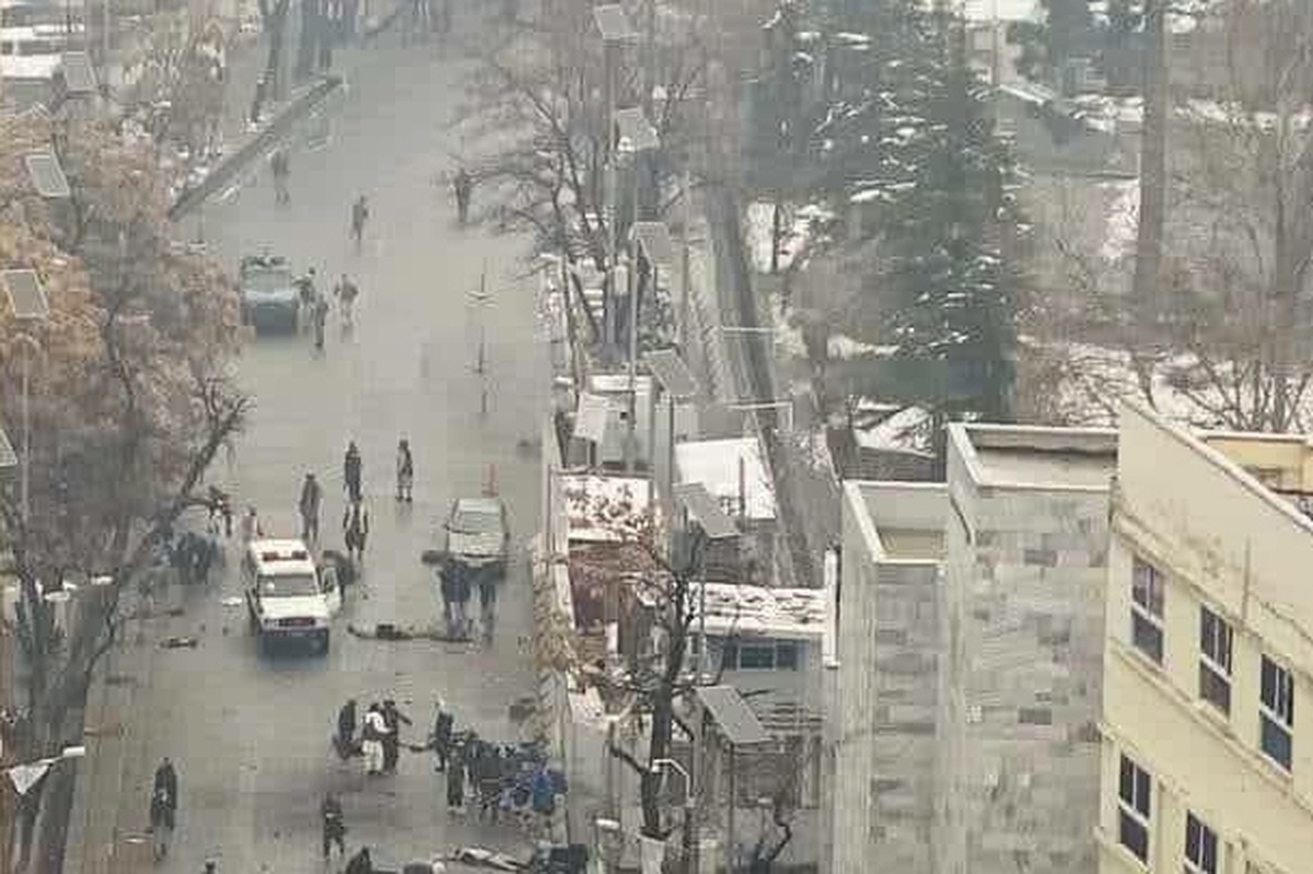 وقوع انفجار در مقابل وزارت خارجه افغانستان در کابل