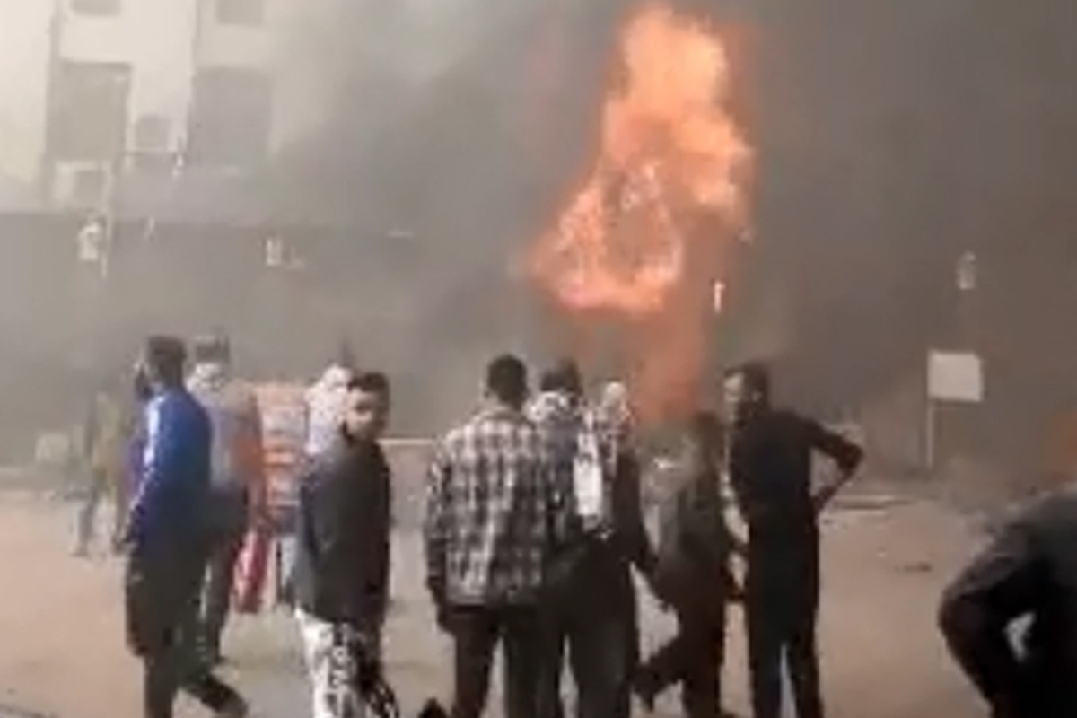 آتش‌سوزی مرگبار در یک بیمارستان مصری + فیلم