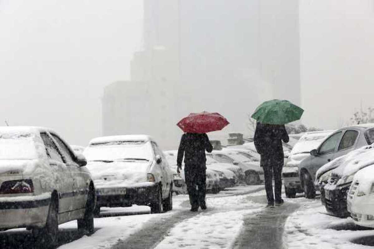 بارش برف در تهران و کرج تا چه زمانی ادامه دارد؟